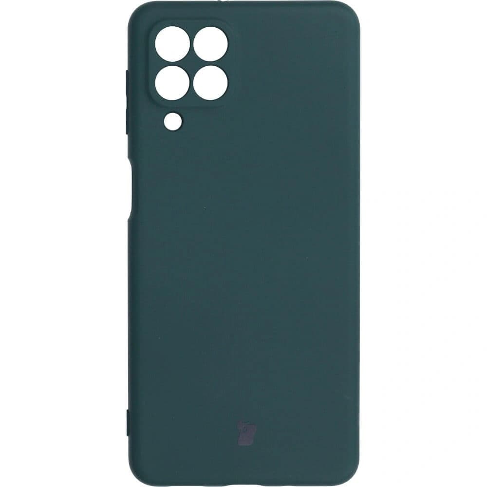 Etui Bizon Case Silicone do Galaxy M53 5G, ciemnozielone
