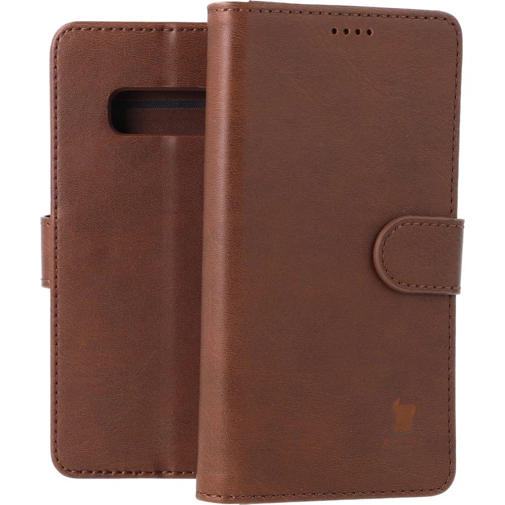 Etui Bizon Case Wallet do Galaxy S10e, brązowe - 2