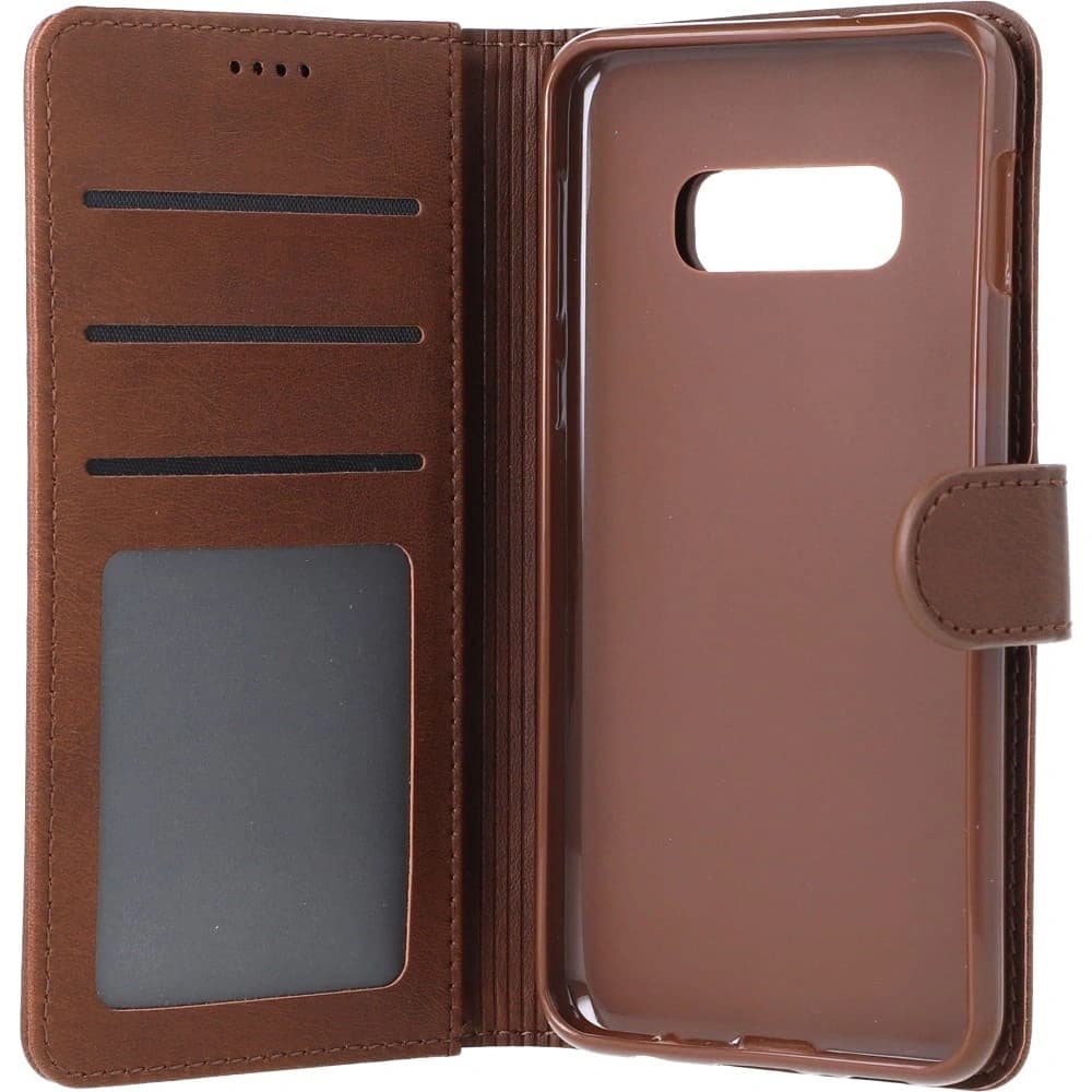 Etui Bizon Case Wallet do Galaxy S10e, brązowe - 3