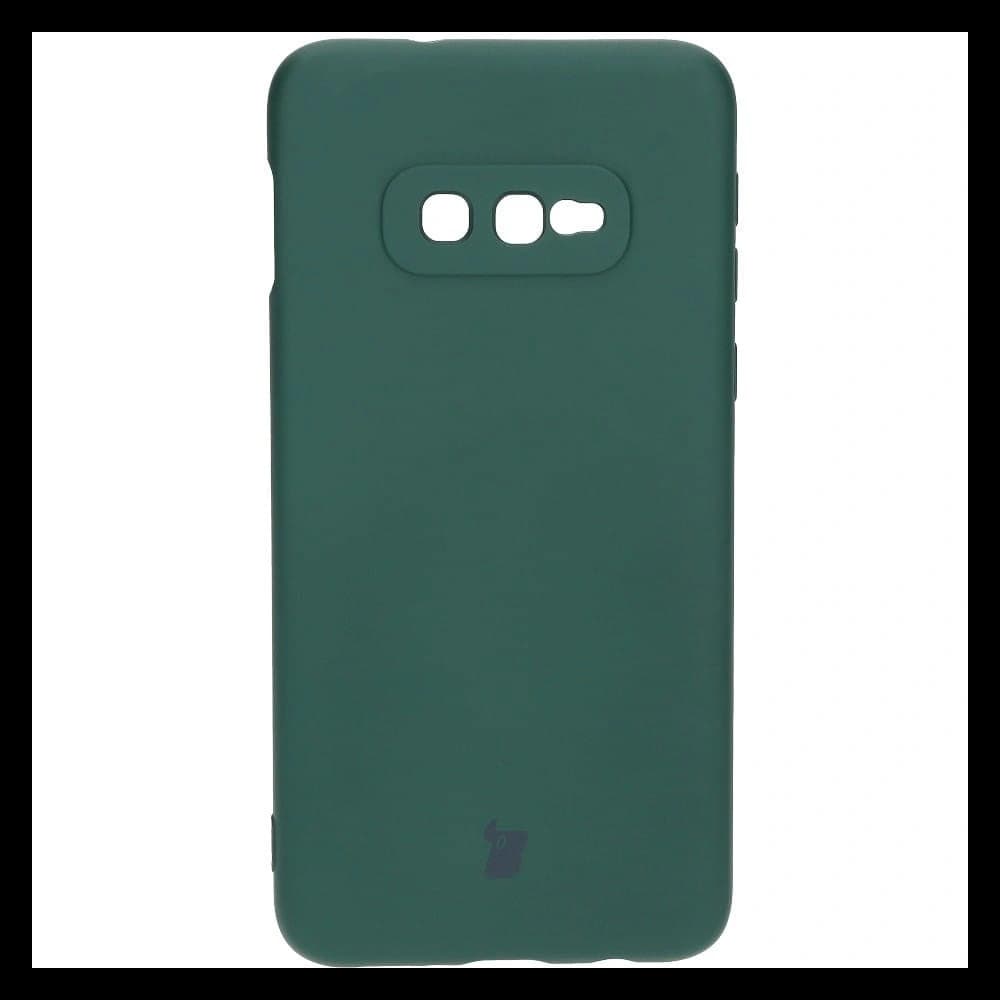 Caz de silicon Bizon Samsung Galaxy S10e verde închis