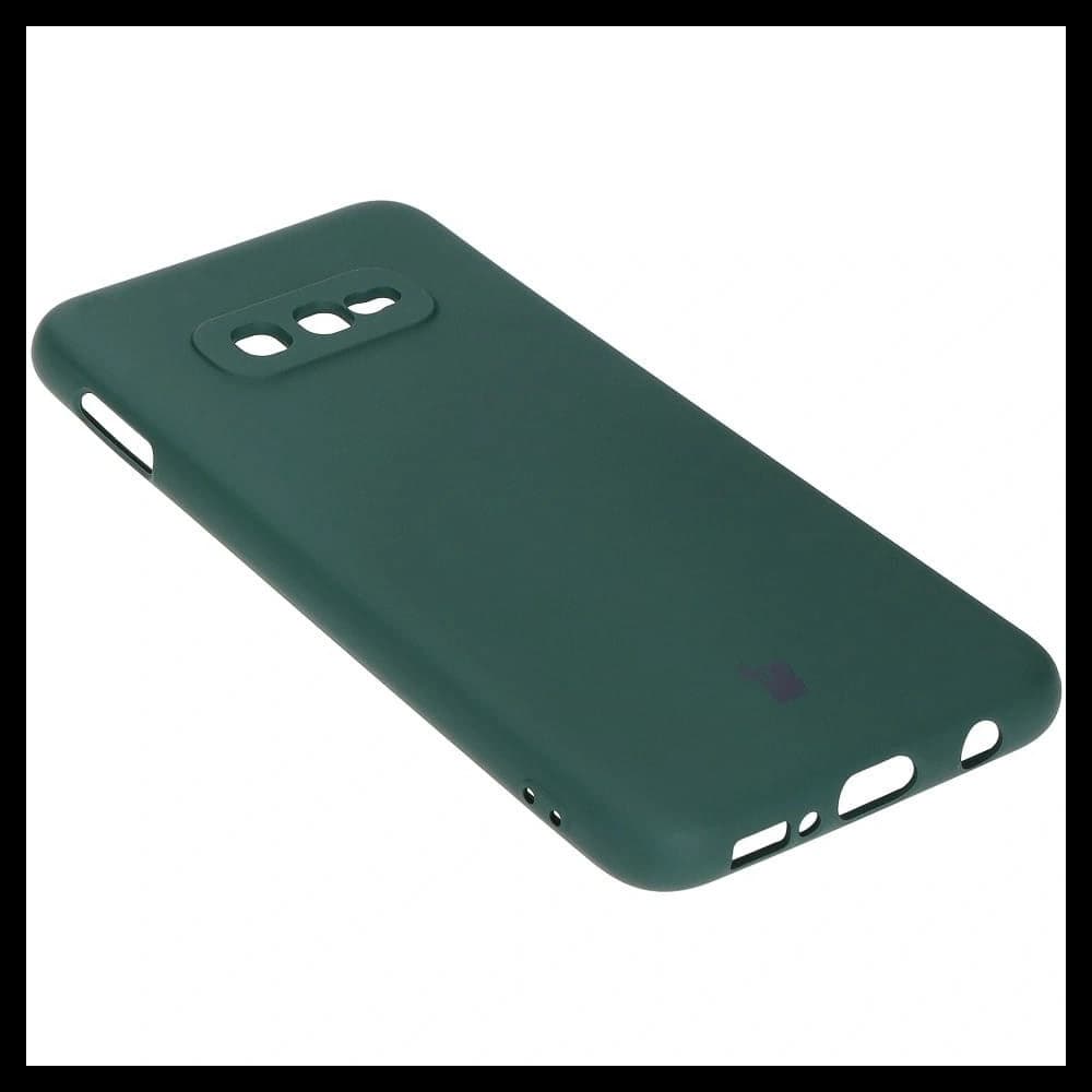 Caz de silicon Bizon Samsung Galaxy S10e verde închis - 3