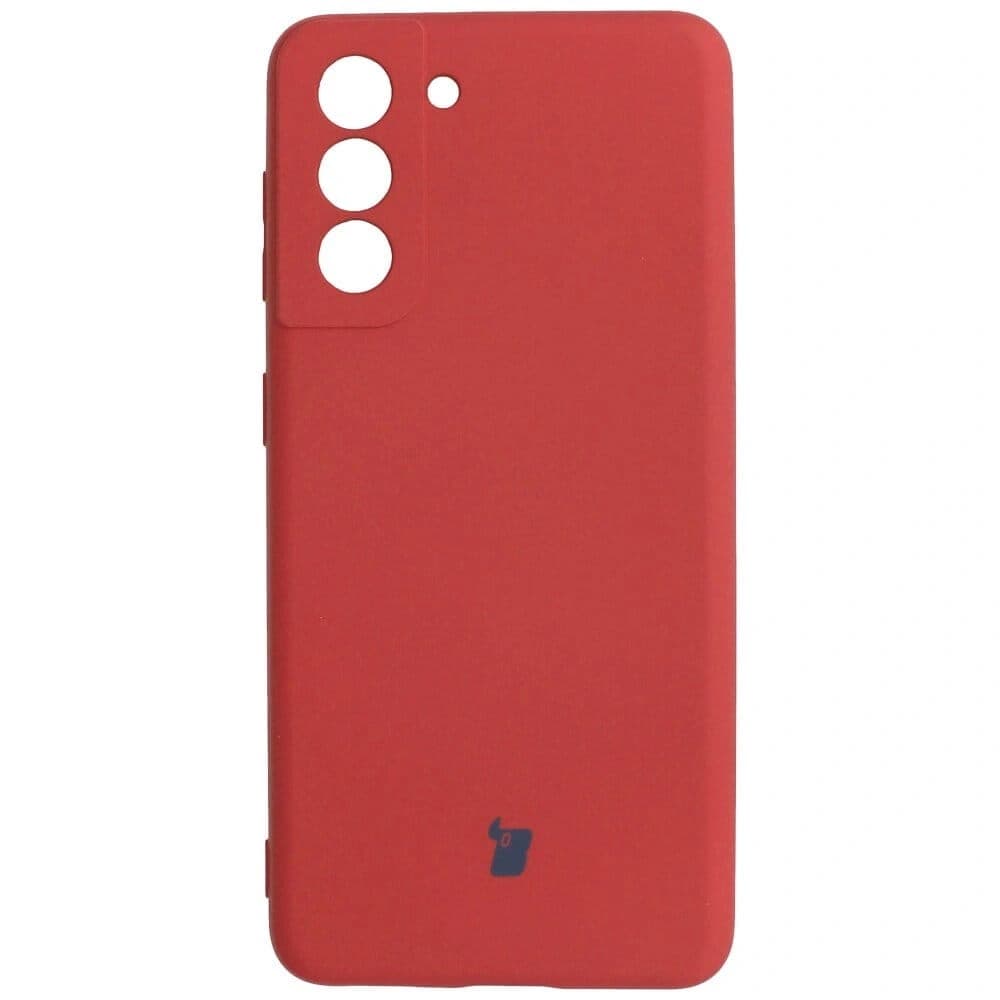 Bizon Case Silicone Samsung Galaxy S21 sötét rózsaszín