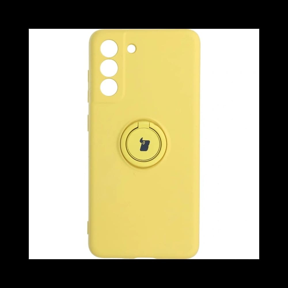 Bizon Case inel din silicon Samsung Galaxy S21 FE galben