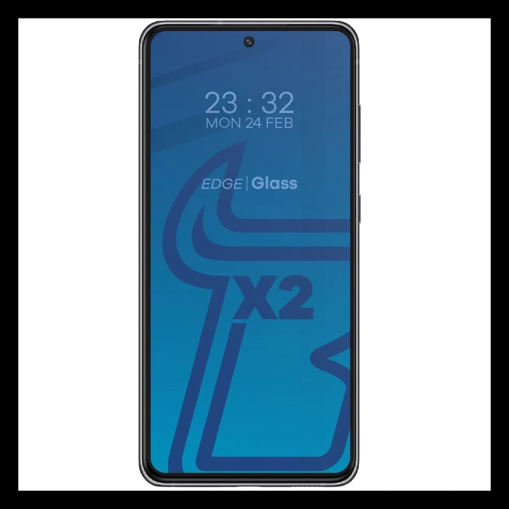 Bizon Glass Edge 2x sticlă temperată + protecție pentru lentilă Samsung Galaxy S21 FE negru - 3