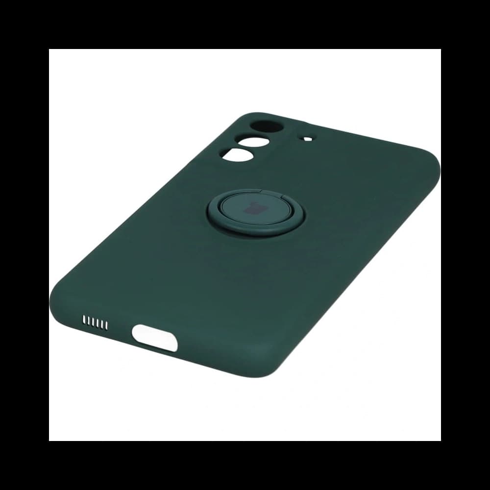 Bizon Case Inel din Silicon Samsung Galaxy S21 FE verde închis - 2