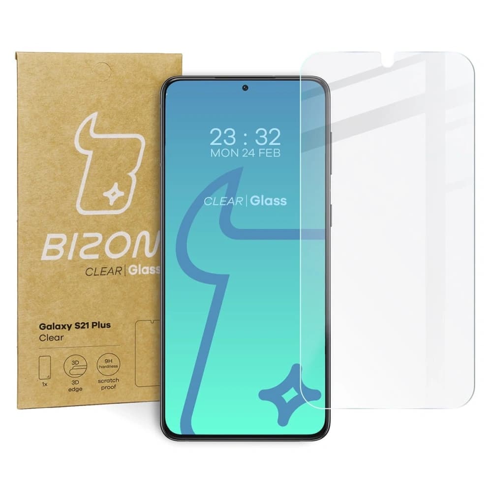 Tvrdé sklo Bizon Glass Clear pro Samsung Galaxy S21 Plus