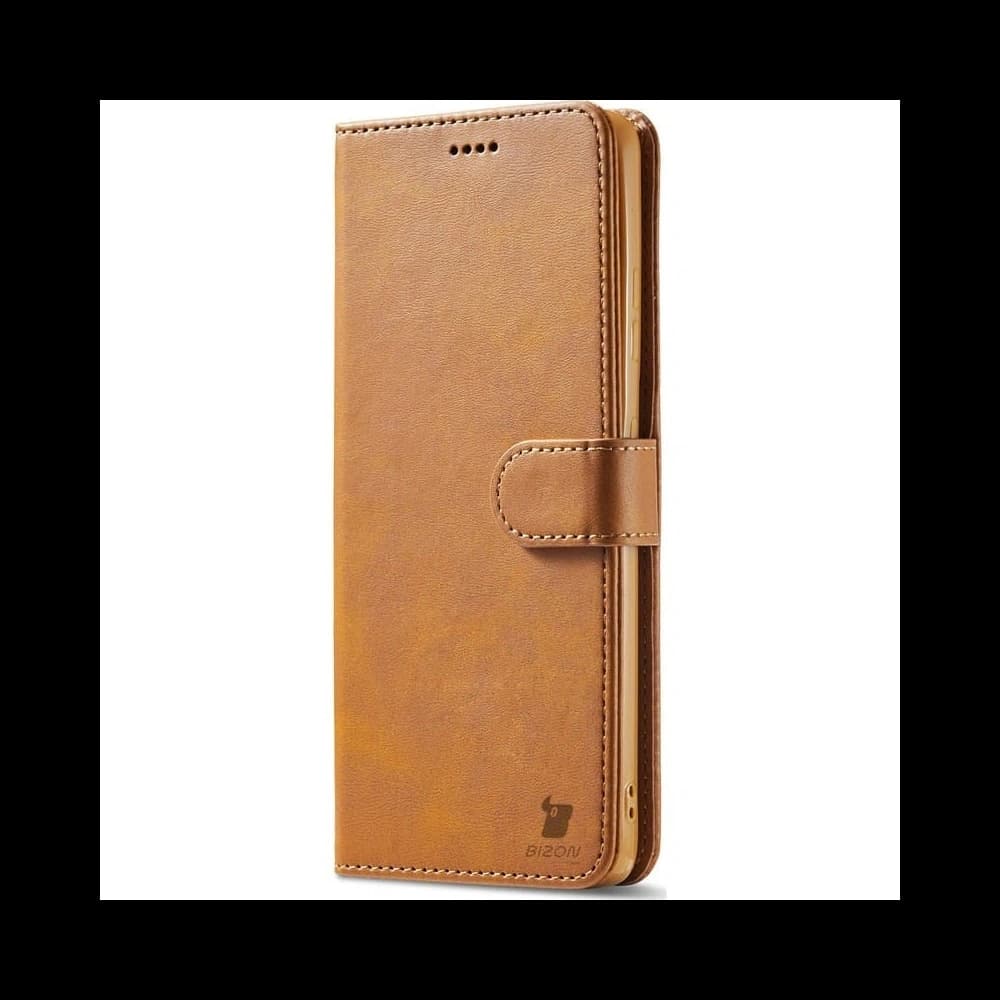 Etui Bizon Case Wallet do Galaxy S21 Ultra, jasnobrązowe - 10