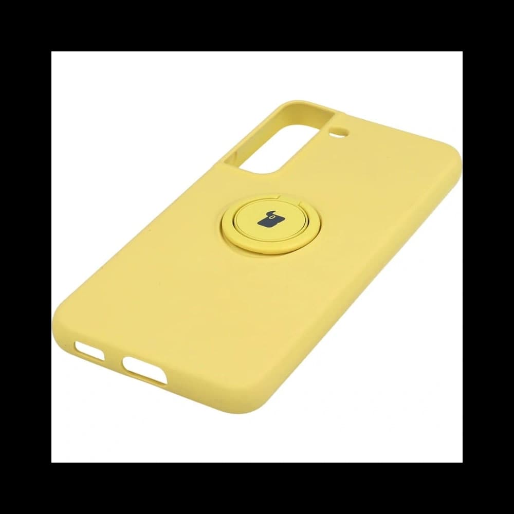 Bizon tok szilikon gyűrű Samsung Galaxy S22 sárga - 2