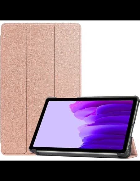 Bizon Case Tab Croc Samsung Galaxy Tab A7 Lite rózsaarany