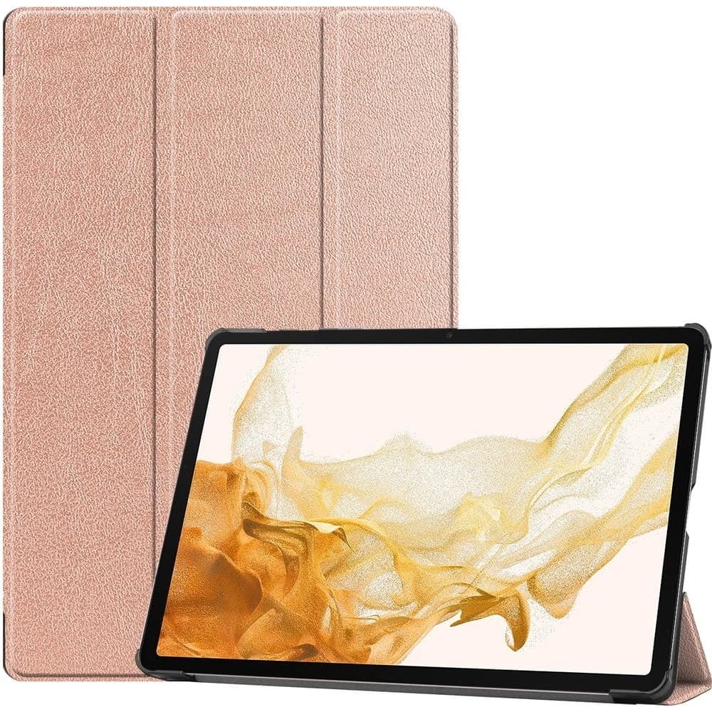 Bizon Case Tab Croc Samsung Galaxy Tab S8 Plus / S7 Plus Roségold