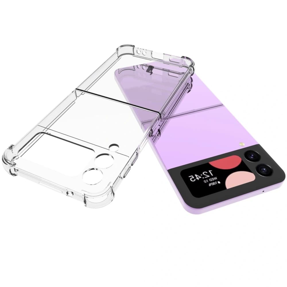 Elastický kryt Bizon Case Salpa pro Samsung Galaxy Z Flip4 průhledný - 5
