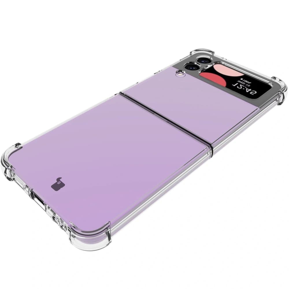 Elastický kryt Bizon Case Salpa pro Samsung Galaxy Z Flip4 průhledný - 7