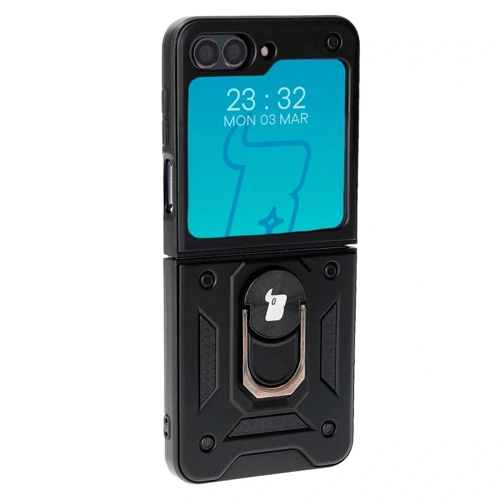 Bizon Case Shield Ring Samsung Galaxy Z Flip5 schwarz - 3