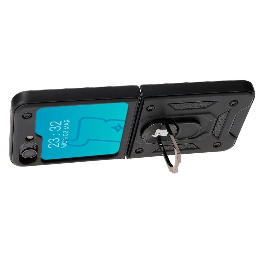 Bizon Case Shield Ring Samsung Galaxy Z Flip5 schwarz - 6