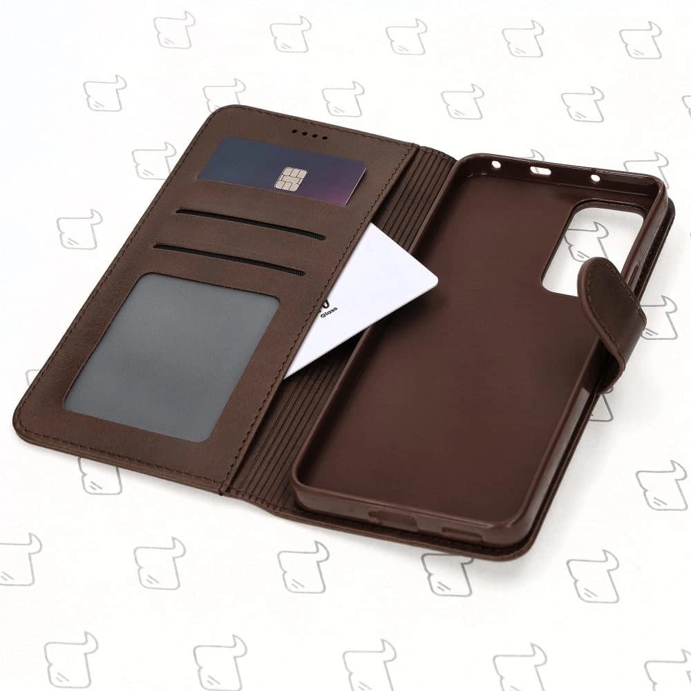 Bizon Case Wallet Xiaomi 12 Lite dark brown - 7