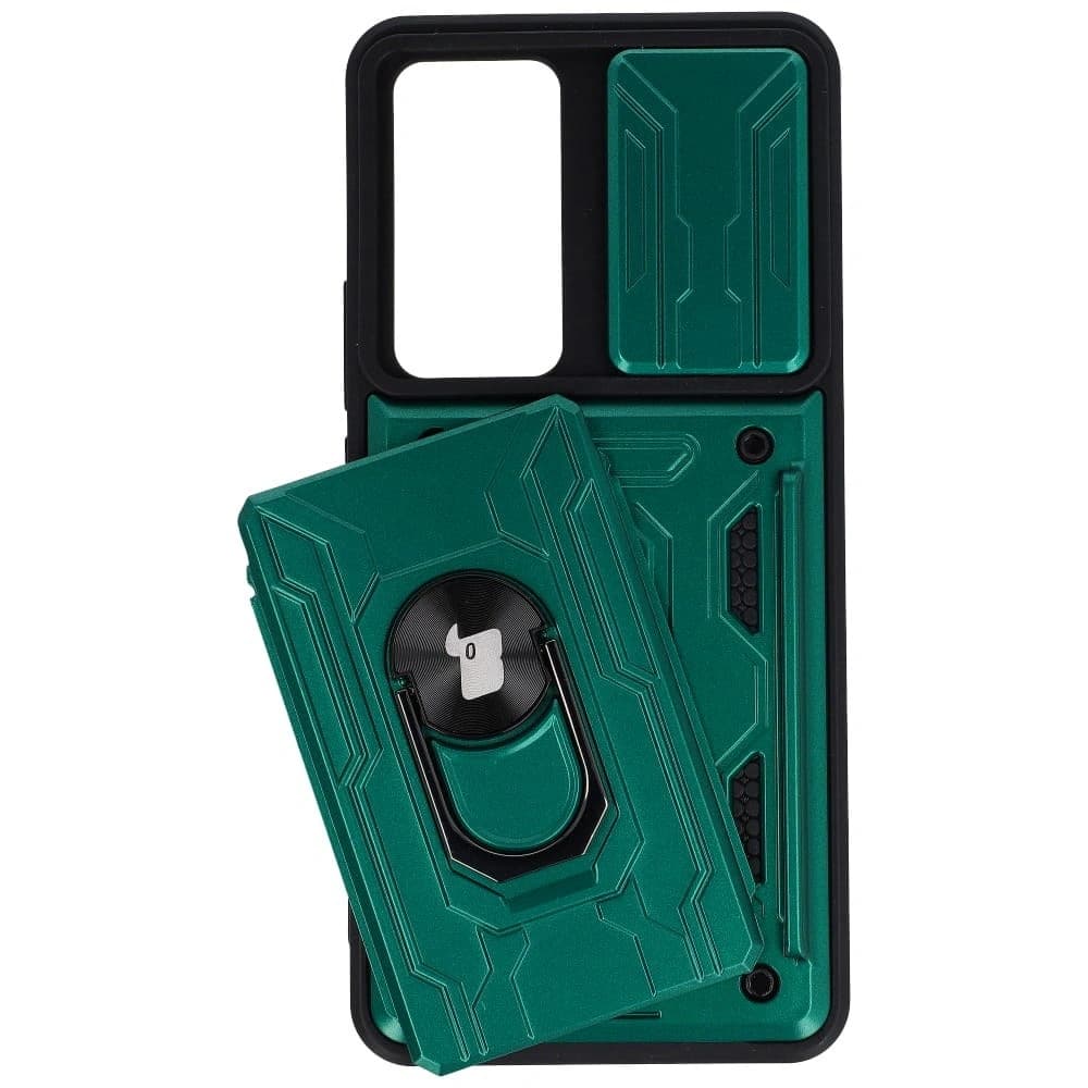 Bizon Case Camshield Card Slot Ring Xiaomi 12T verde - 3