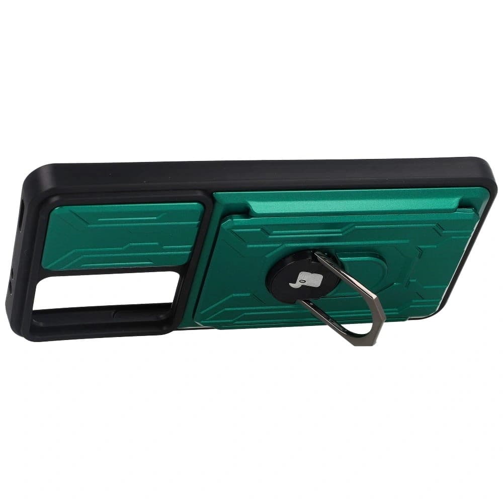 Bizon Case Camshield Card Slot Ring Xiaomi 12T verde - 4