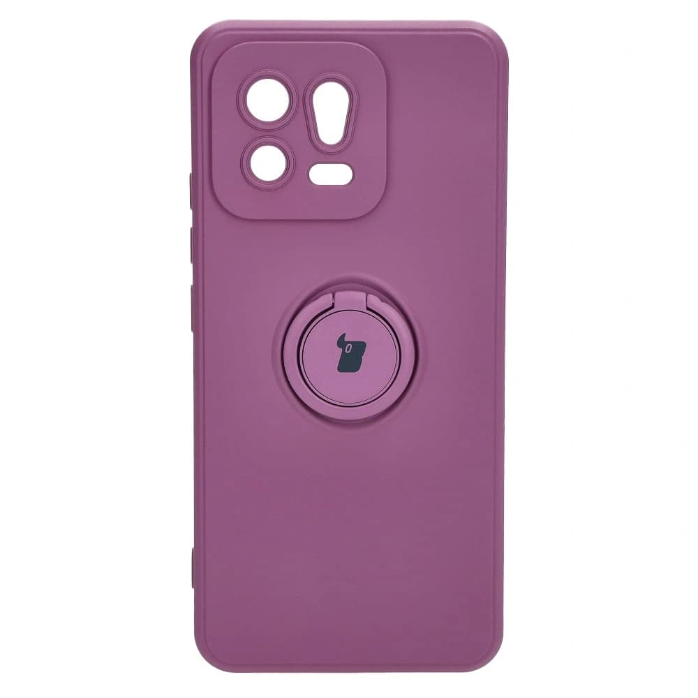 Bizon Case Silicone Ring Sq Xiaomi 13 violet închis