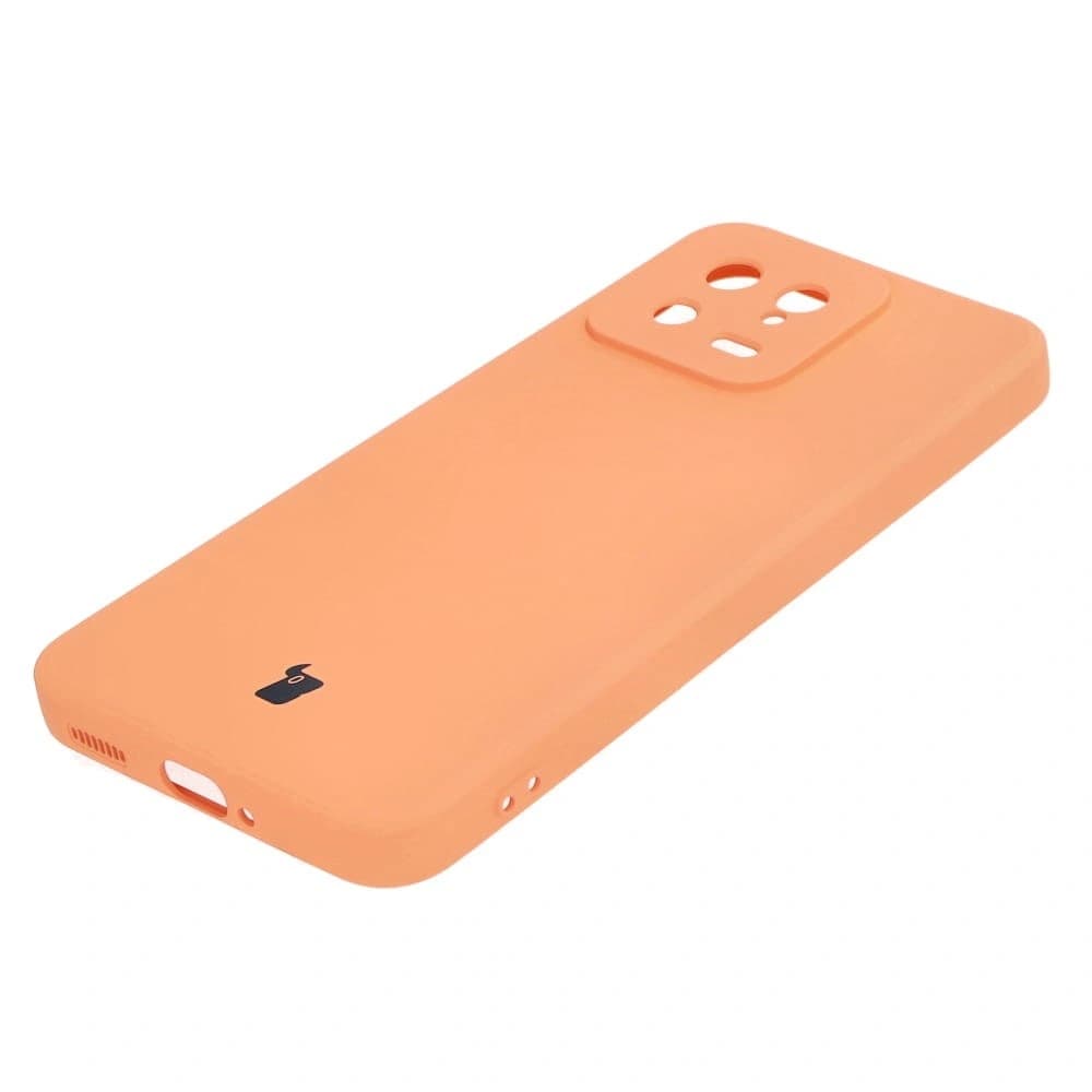Bizon Case Silicone Sq Xiaomi 13 portocalie - 2