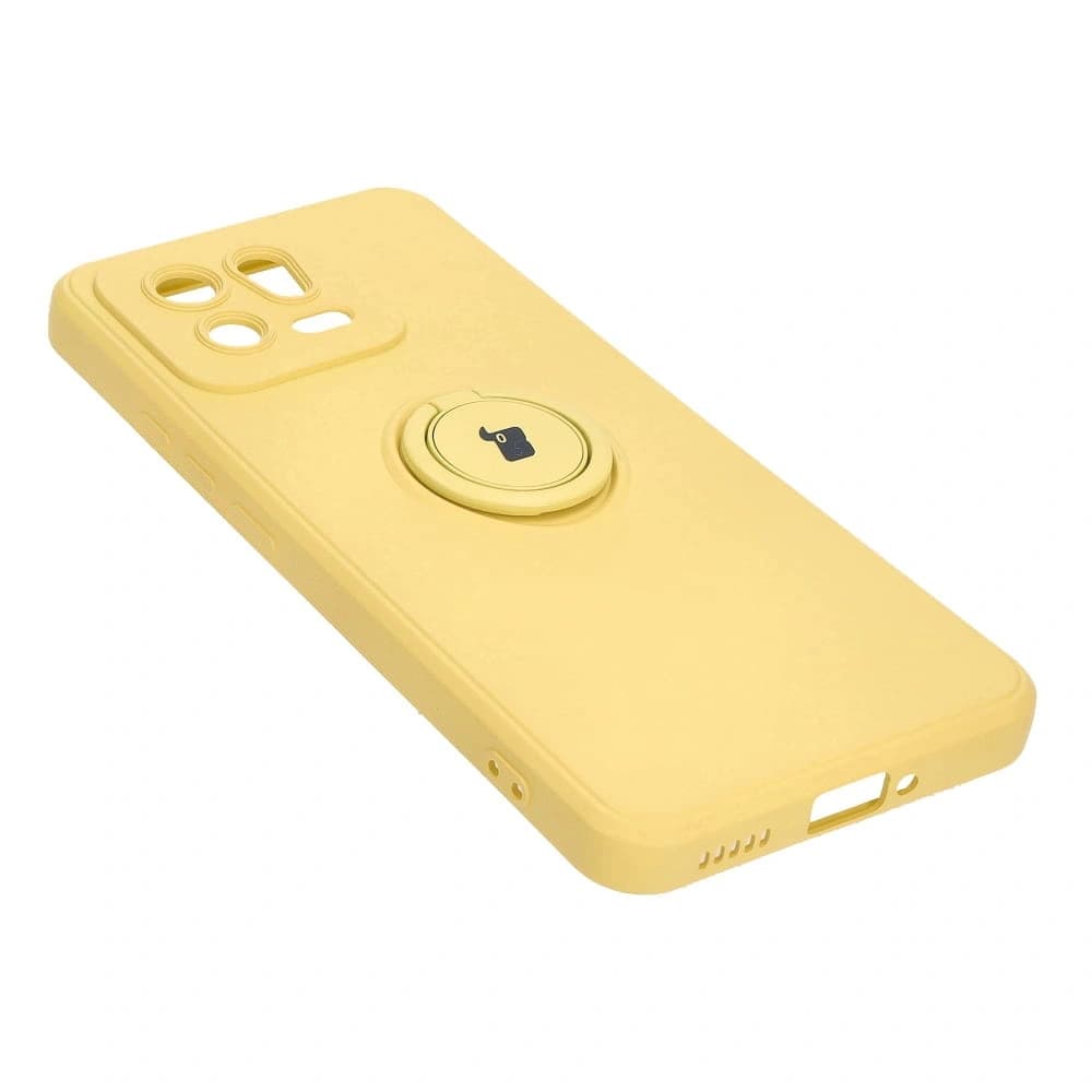 Bizon Case Silicone Ring Sq Xiaomi 13 galben - 3