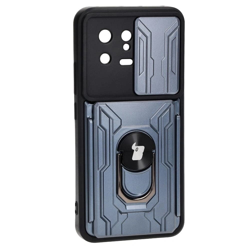 Bizon Case Camshield Card Slot Ring Xiaomi 13 gri - 2