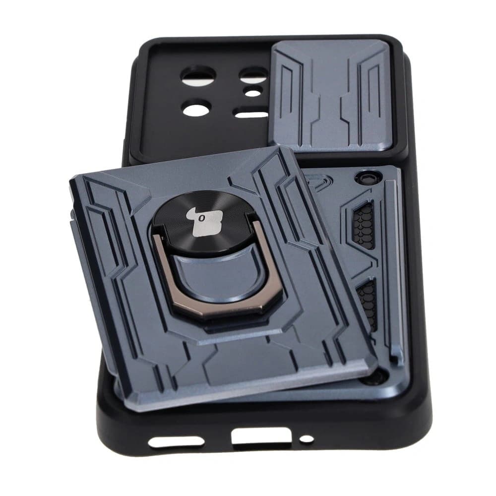 Bizon Case Camshield Card Slot Ring Xiaomi 13 gri - 3