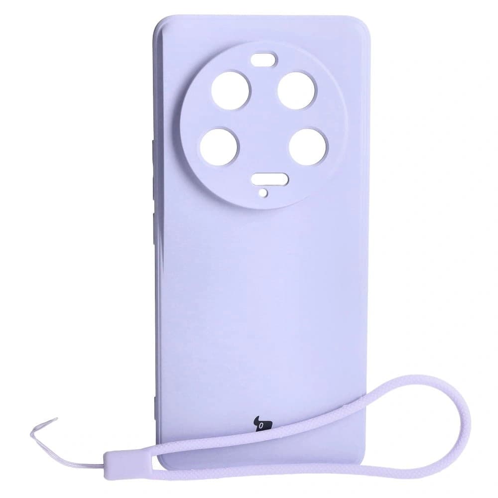 Etui Bizon Case Silicone Sq do Xiaomi 13 Ultra jasnofialové