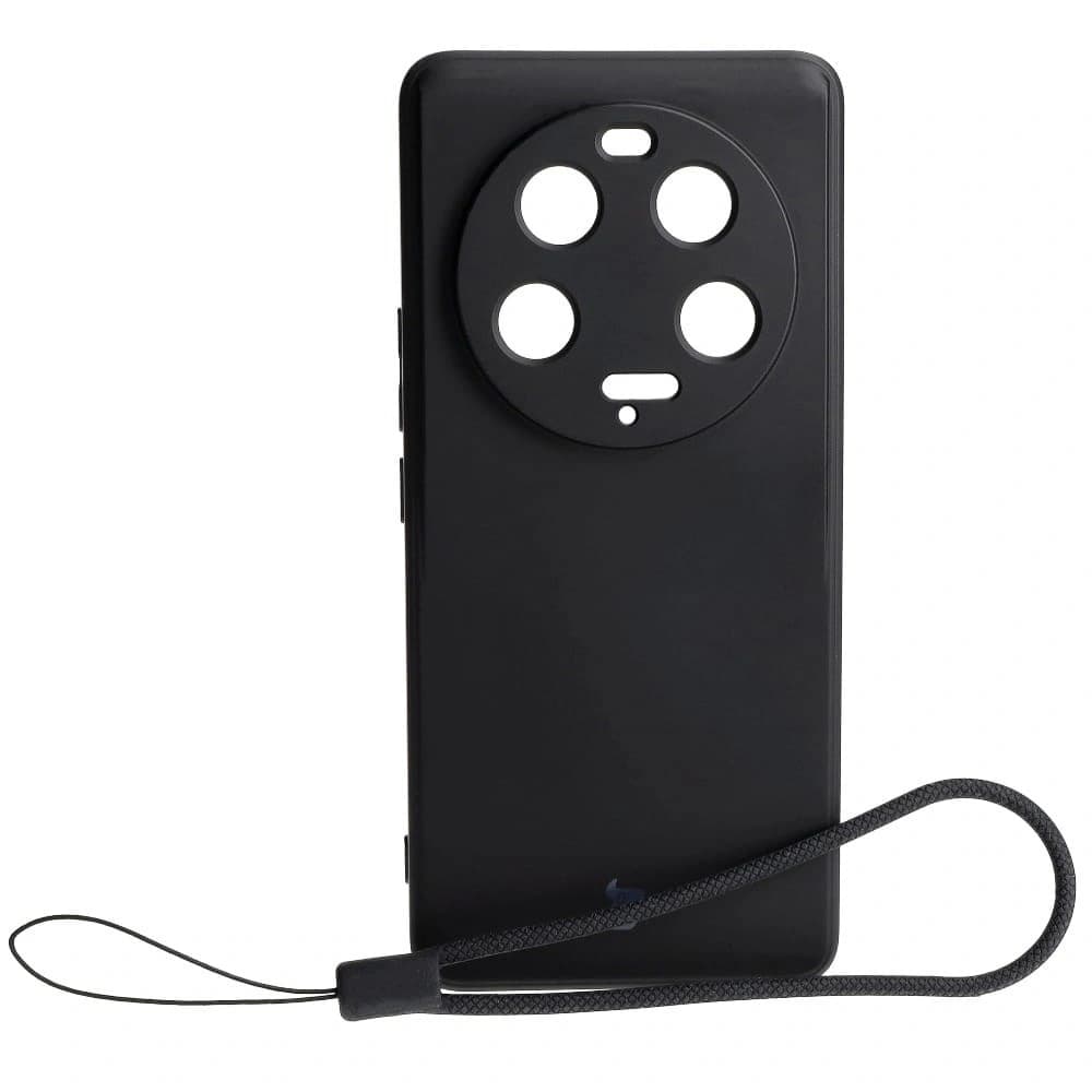 Etui Bizon Case Silicone Sq do Xiaomi 13 Ultra černé