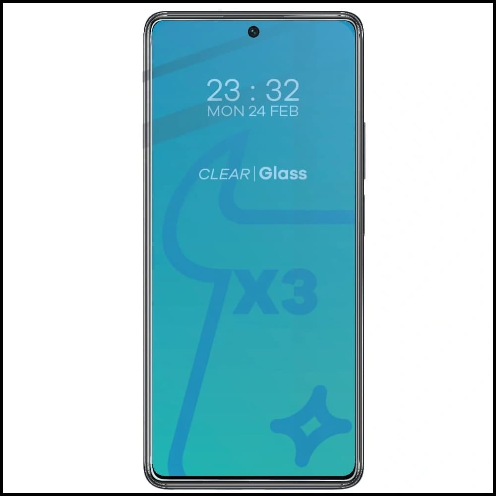 Bizon Glas Klar gehärtetes Glas - 3 Stück. + Linsenglas Xiaomi 11T 5G / 11T Pro 5G - 3