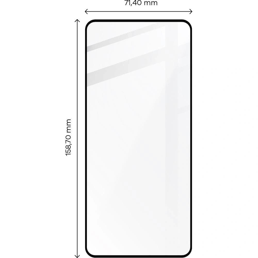 Tvrzené sklo Bizon Glass Edge pro Xiaomi Poco F4 GT černé - 5