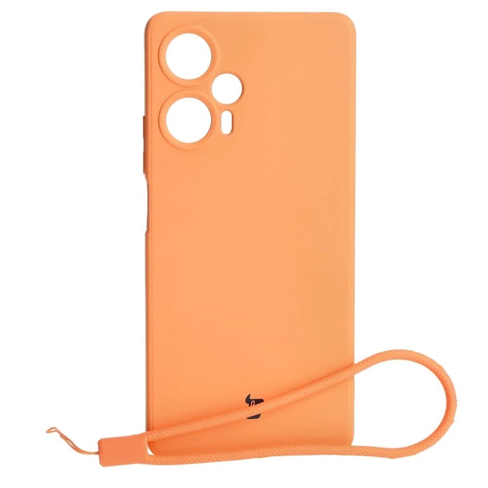 Bizon Case Silikon Sq Xiaomi Poco F5 orange
