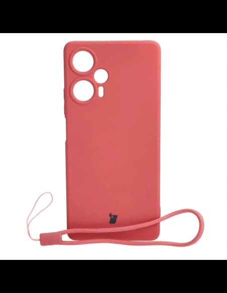 Bizon Case Silikon Sq Xiaomi Poco F5 schmutzig pink
