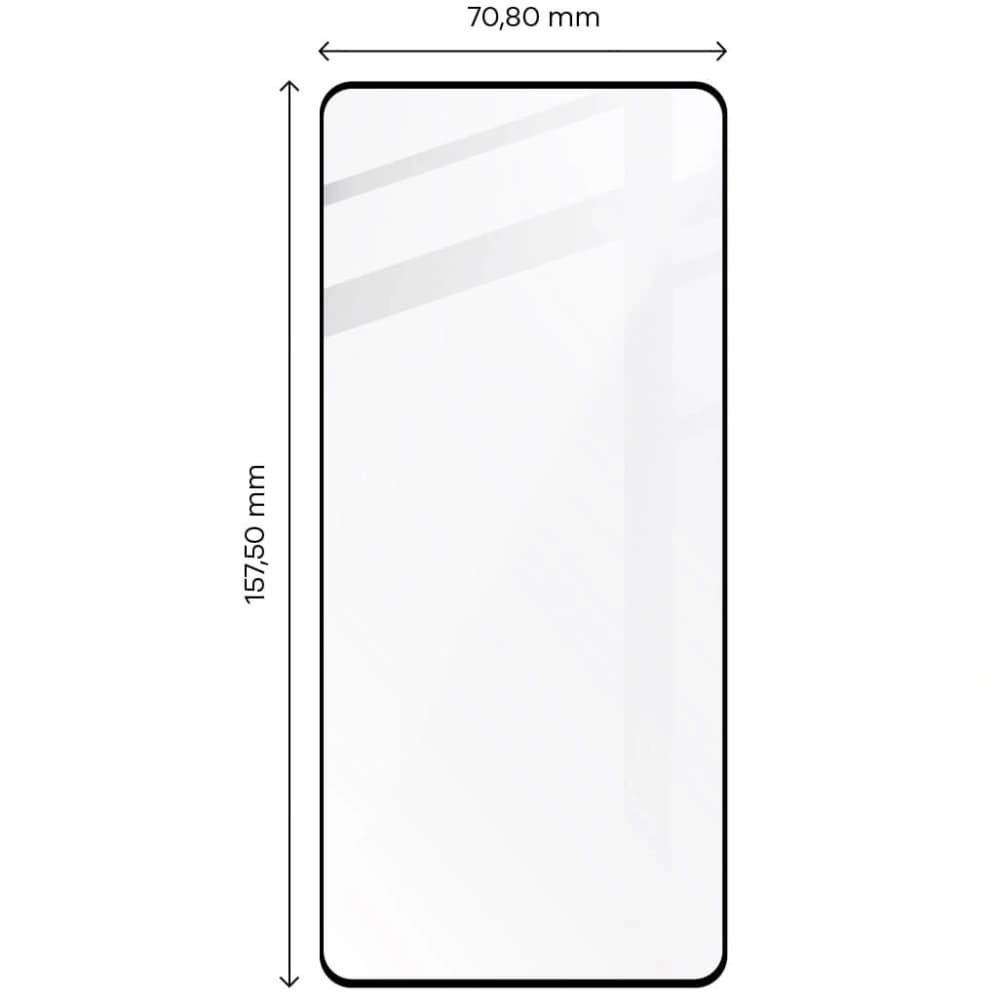 Bizon Glass Edge 2 POCO F5 negru - 2