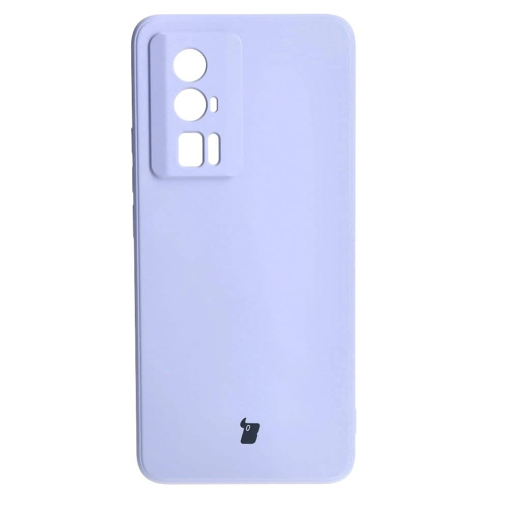 Caz de silicon Bizon Sq Xiaomi Poco F5 Pro violet deschis - 2