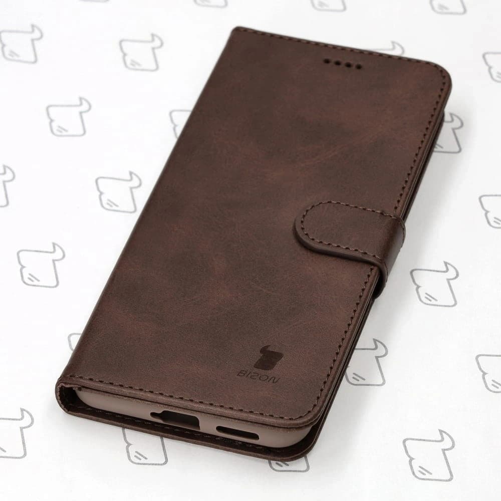 Bizon Case Wallet Xiaomi Poco X4 GT maro închis - 3