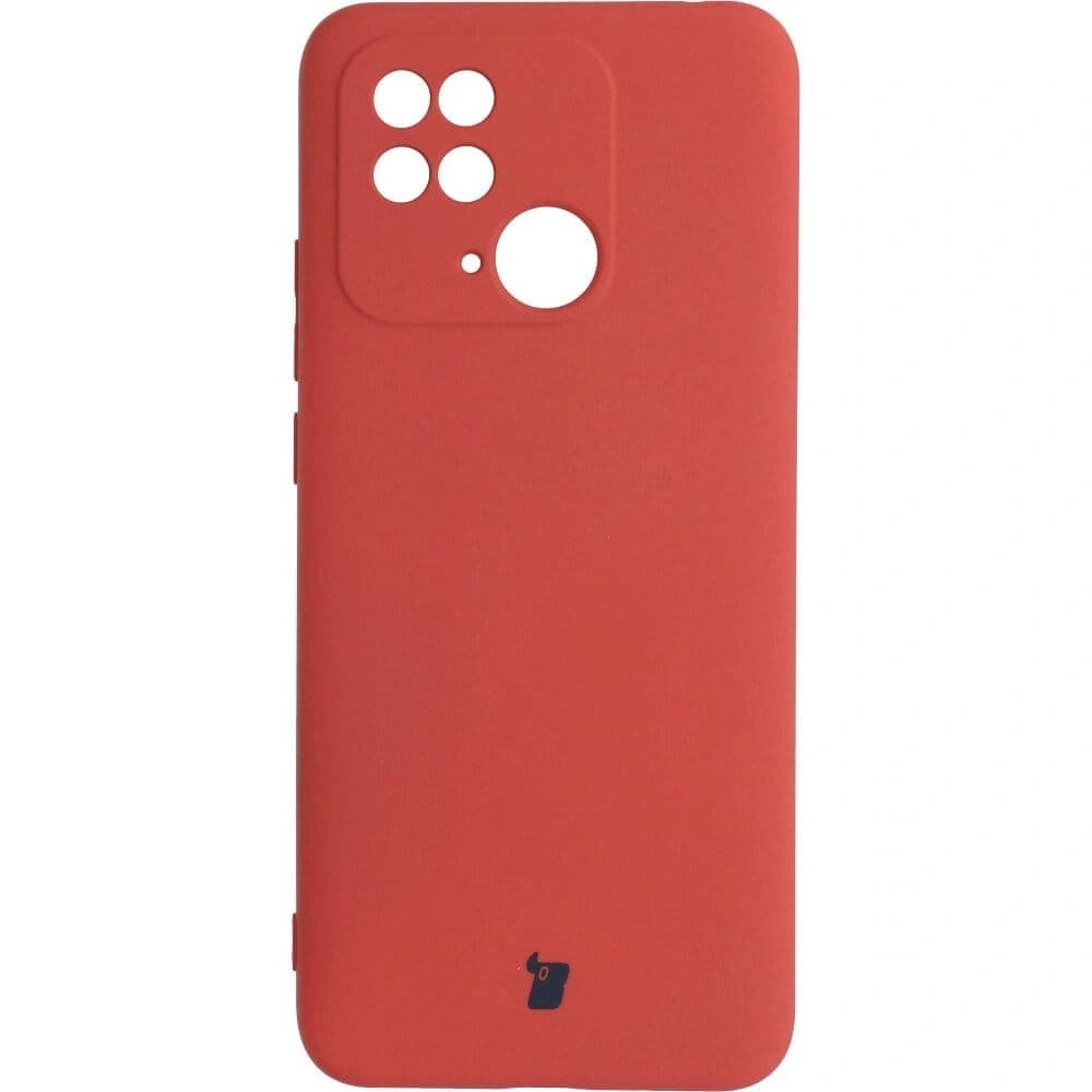 Etui Bizon Case Silicone do Xiaomi Redmi 10C tmavě růžová