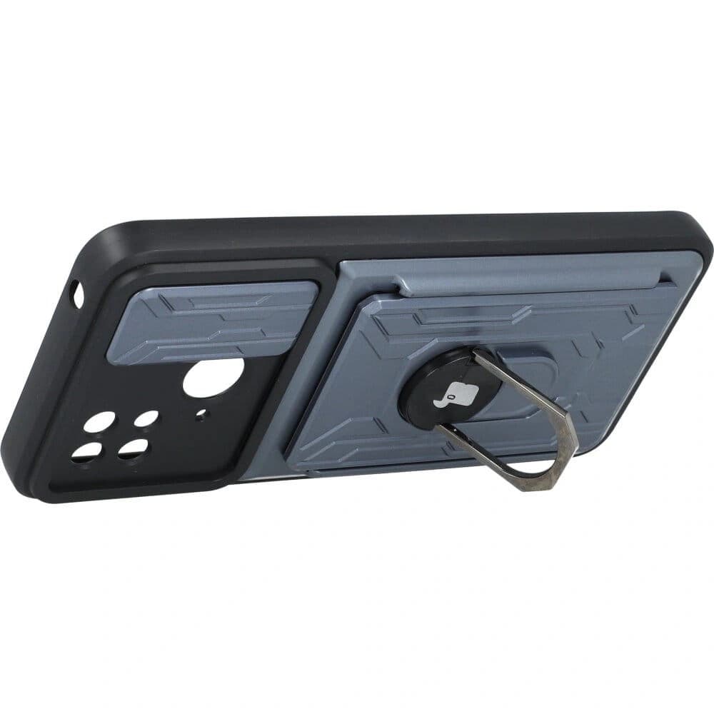 Bizon Case Camshield Kartensteckplatz Ring Xiaomi Redmi 10C grau - 3