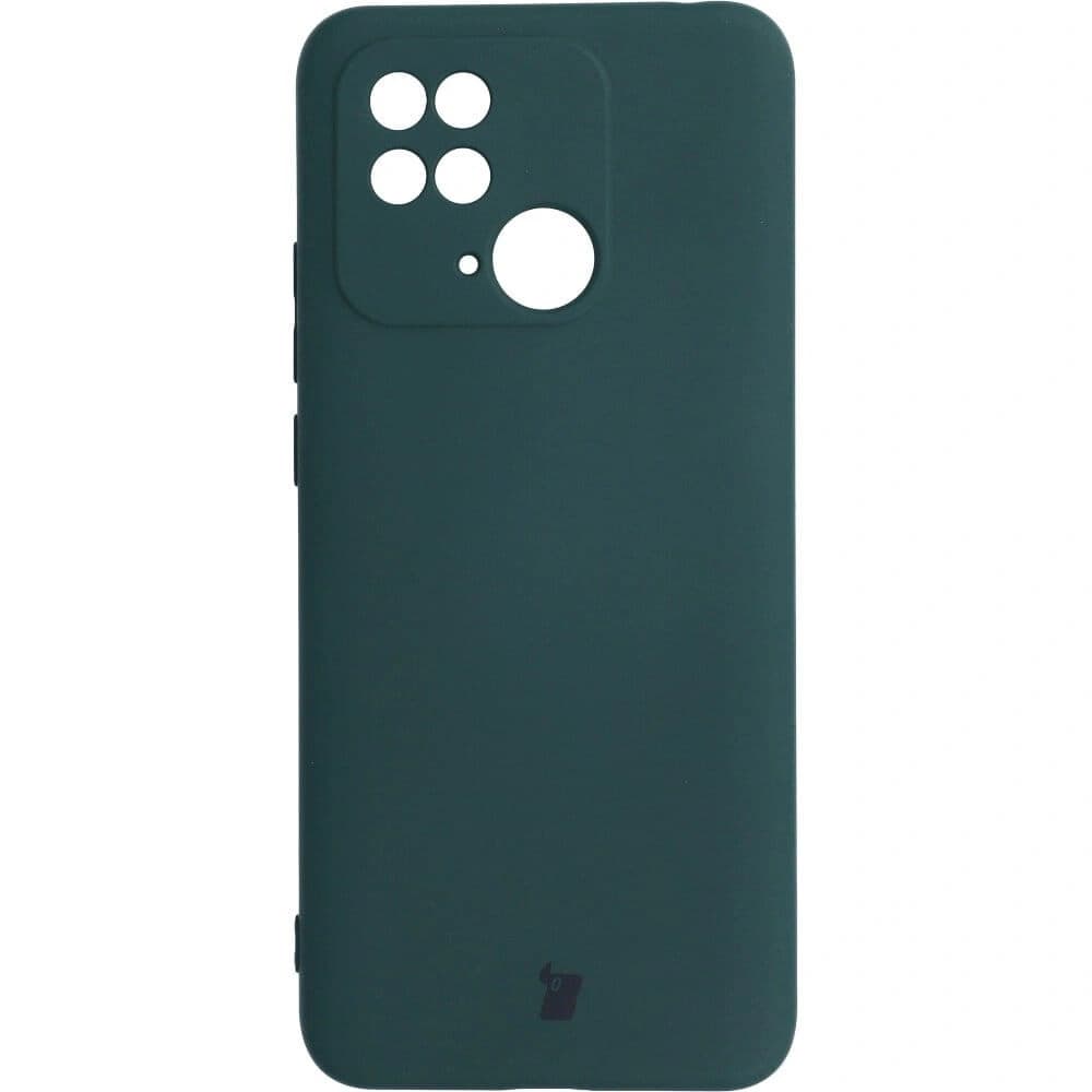 Bizon Case Silicone Xiaomi Redmi 10C sötétzöld