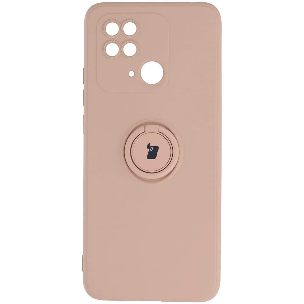 Bizon Case Szilikon Gyűrű Sq Redmi 10C világos rózsaszín