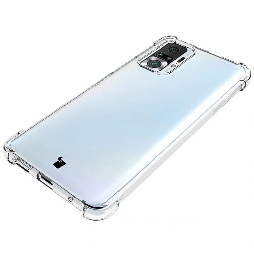 Bizon Case Clear Pack tok + 2x kijelző üveg + lencse üveg Xiaomi Redmi Note 10 Pro átlátszó - 4