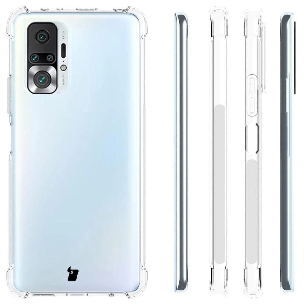 Bizon Case Clear Pack tok + 2x kijelző üveg + lencse üveg Xiaomi Redmi Note 10 Pro átlátszó - 6