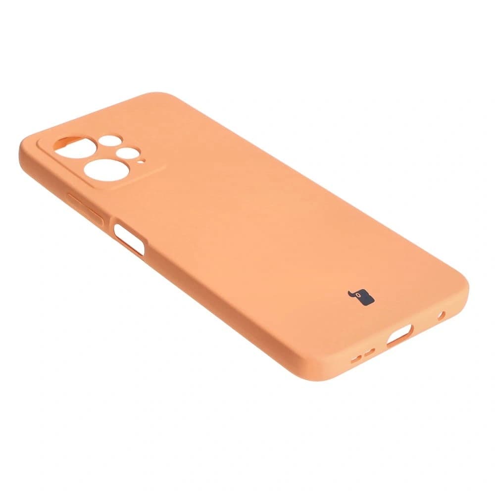 Etui Bizon Case Silicone do Xiaomi Redmi Note 12 4G oranžové - 4