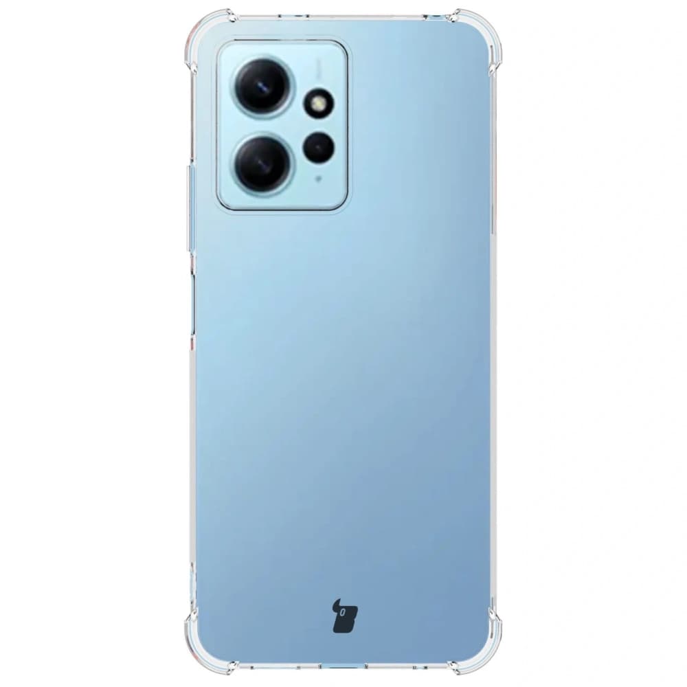 Etui + 2x sklo na obrazovku + objektiv Bizon Case Clear Pack pro Xiaomi Redmi Note 12 4G průhledné - 2
