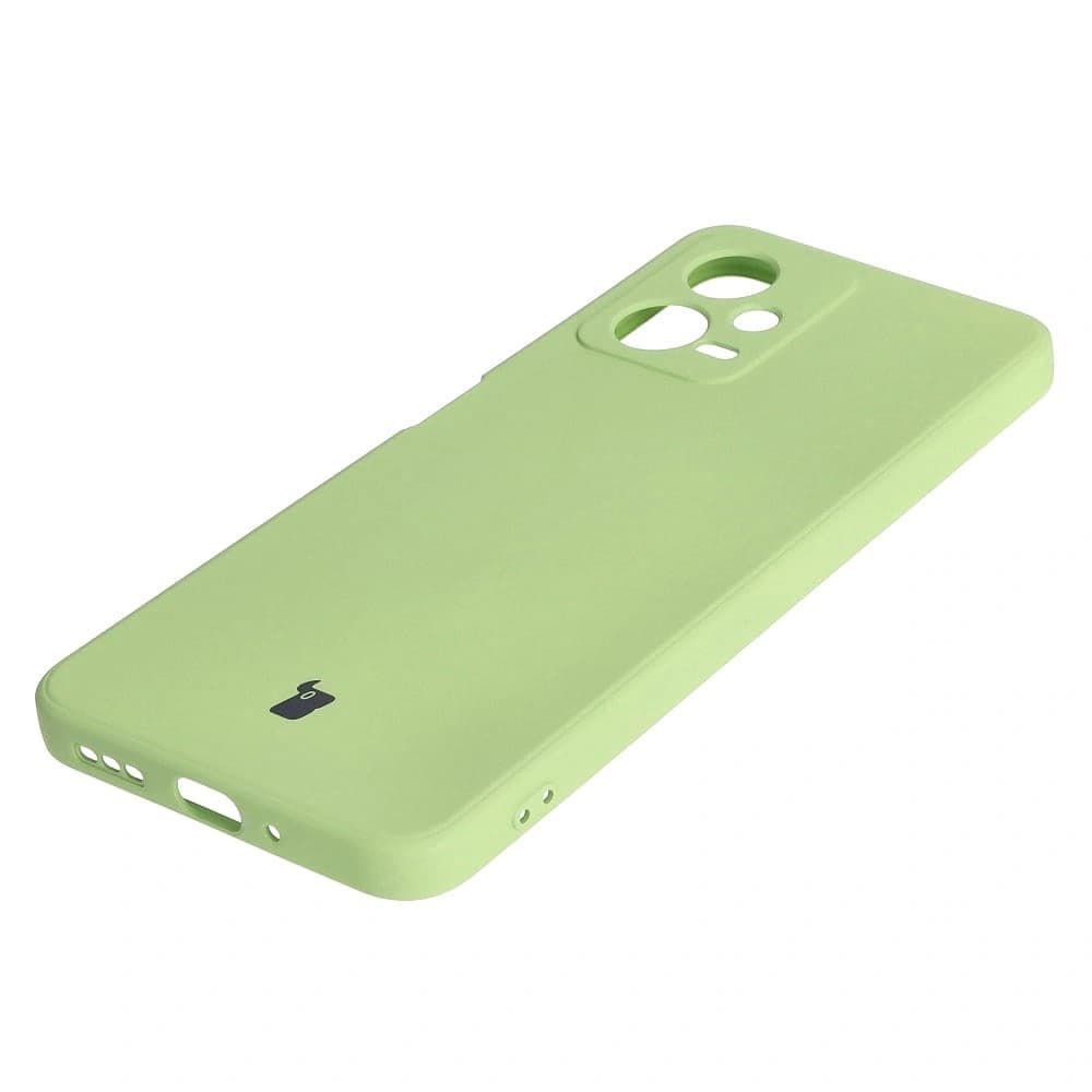 Etui Bizon Case Silicone Sq do Xiaomi POCO X5 Redmi Note 12 5G jasně zelené - 3