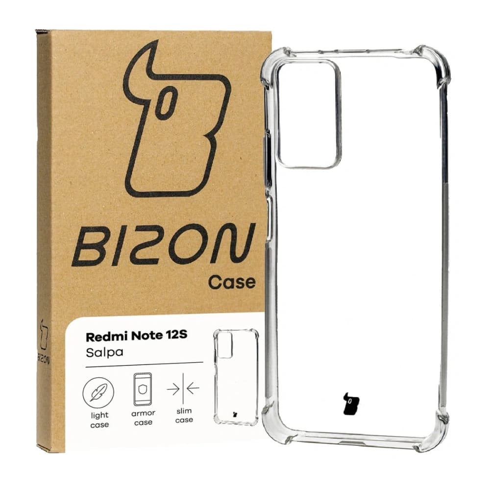 Elastické pouzdro Bizon Case Salpa pro Xiaomi Redmi Note 12S průhledné
