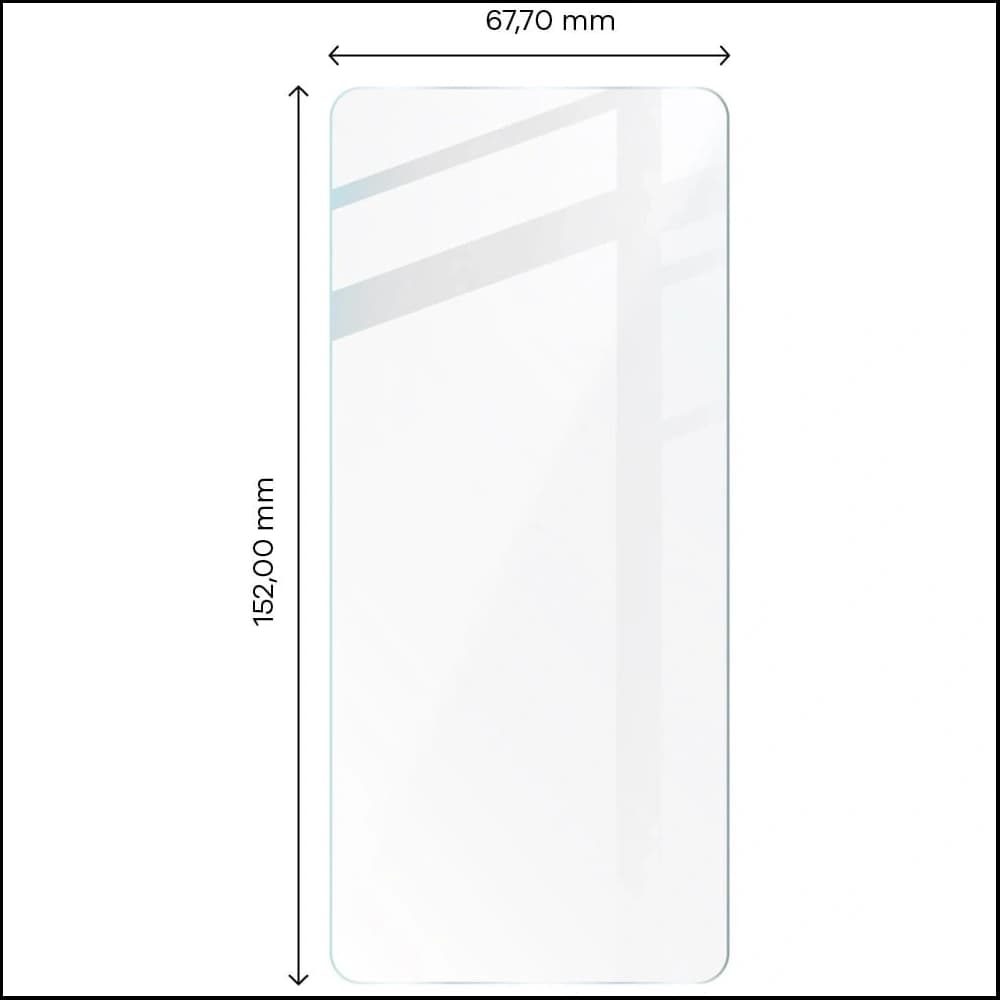 Sklo tvrzené Bizon Glass Clear 2 pro Xiaomi Redmi Note 12S - 2