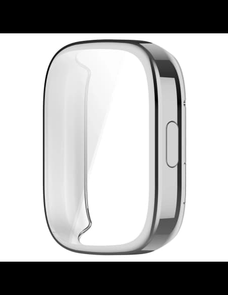 Etui Bizon Case Watch Felipe do Xiaomi Redmi Watch 3 srebrne