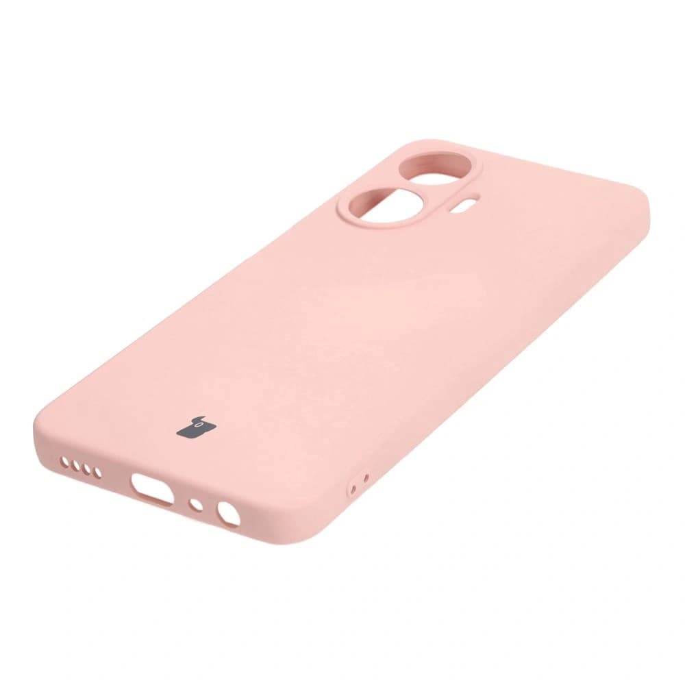 Etui Bizon Case Silicone pro Realme C55 světle růžové - 3