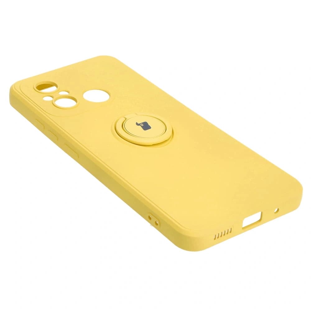 Bizon Case Silicone Ring Sq Xiaomi Redmi 12C yellow - 4
