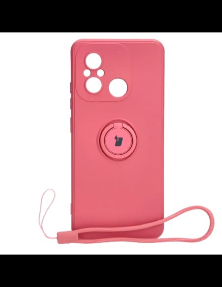 Bizon Case Silicone Ring Sq Xiaomi Redmi 12C dirty pink